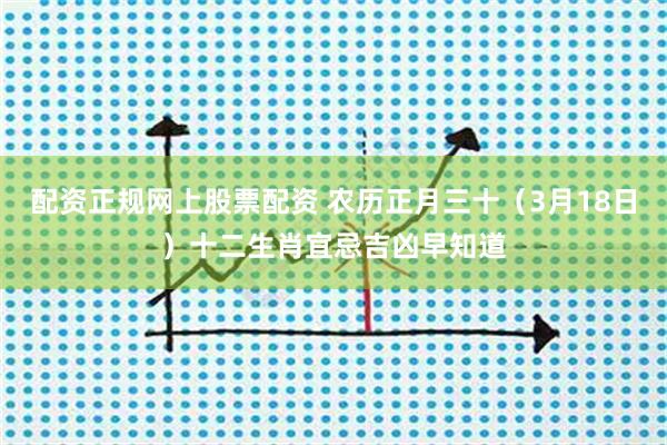 配资正规网上股票配资 农历正月三十（3月18日）十二生肖宜忌吉凶早知道